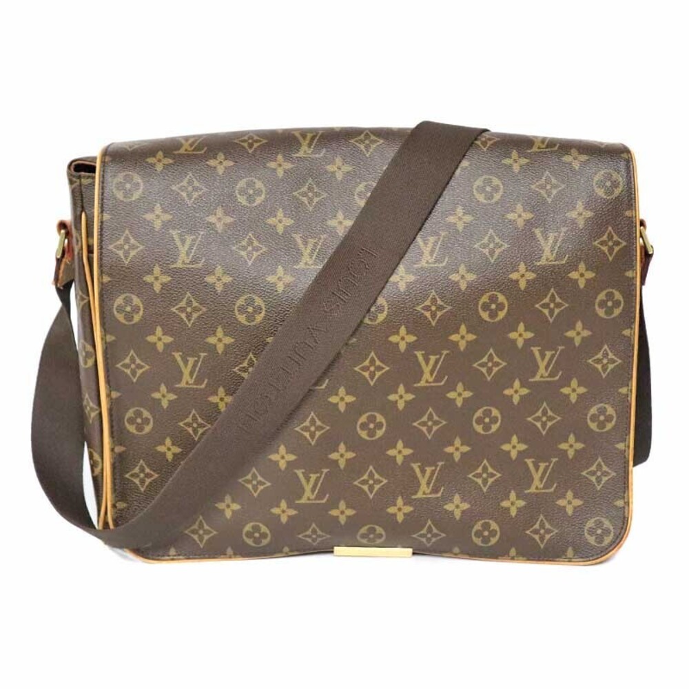 LOUIS VUITTON Abesses Shoulder Bag Monogram Canvas LV Brown
